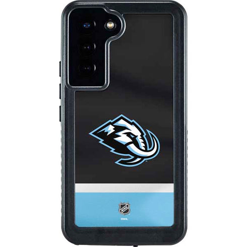 NHL Utah Mammoth Striped Jersey Galaxy S24 Plus Waterproof Case